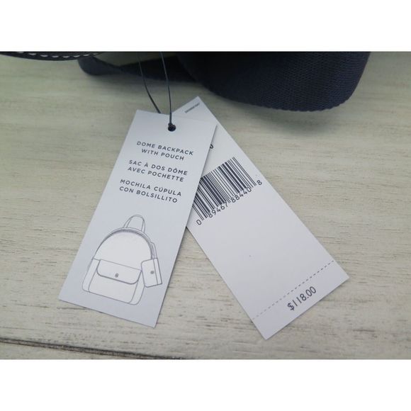 Tommy Hilfiger 69J5545 410 Unisex Navy Blue Lynn II Dome Backpack w/Pouch $118 - Picture 8 of 10